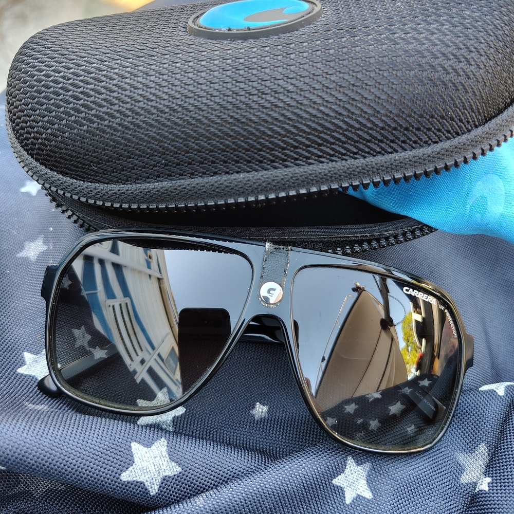 Carrera Black Aviator Sunglasses